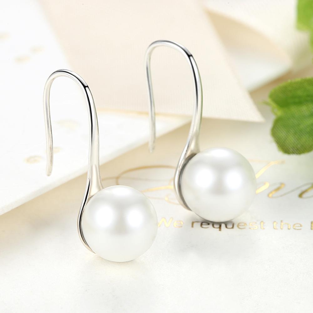 Elegant Sterling Silver Drop Earrings – Timeless & Sophisticated