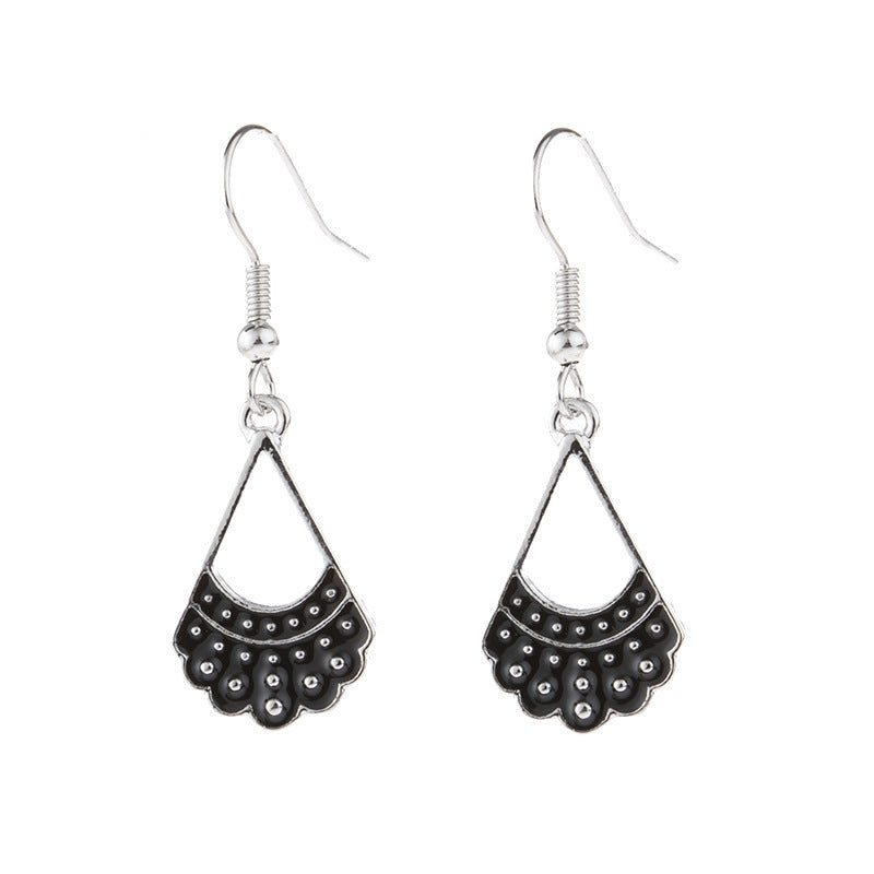 Ruth Bader Ginsburg-Inspired Drop Earrings – Elegant & Meaningful