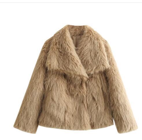 Winter Glam Faux Fur Coat