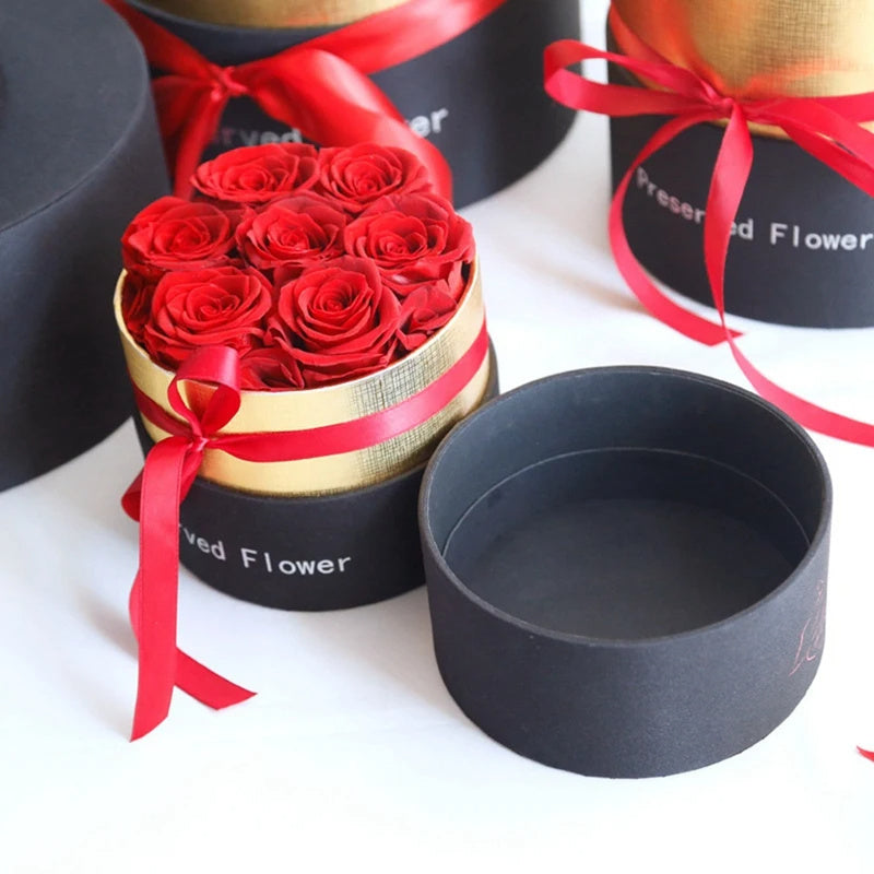 Eternal Roses In Luxurious Gift  Box - Preserved Real Roses for Lasting Elegance