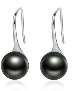 Elegant Sterling Silver Drop Earrings – Timeless & Sophisticated