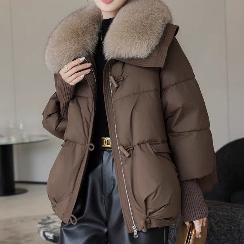 Luxe Fur-Collar Puffer Jacket – Elegant & Cozy Winter Essential