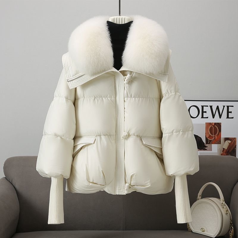 Luxe Fur-Collar Puffer Jacket – Elegant & Cozy Winter Essential