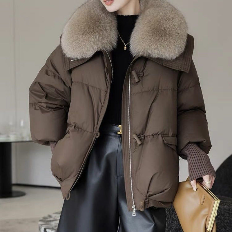 Luxe Fur-Collar Puffer Jacket – Elegant & Cozy Winter Essential