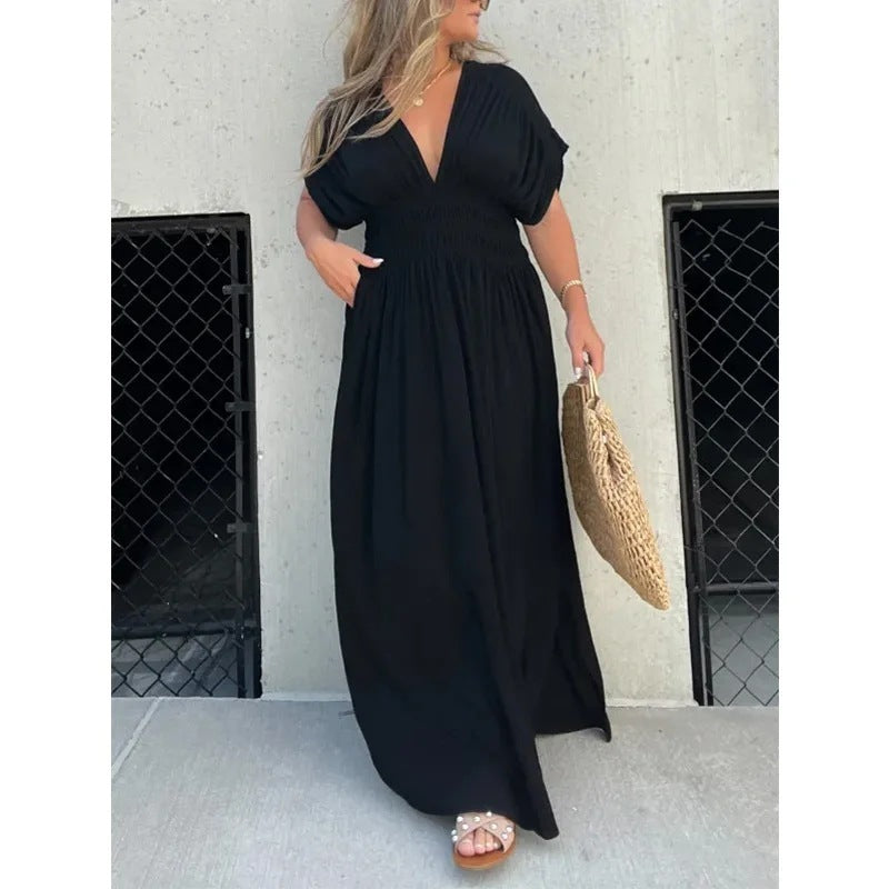 Elegant Flowy Maxi Dress – Effortless Chic & Comfort