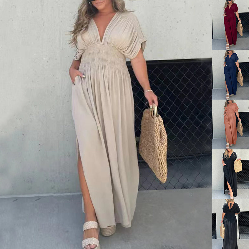 Elegant Flowy Maxi Dress – Effortless Chic & Comfort