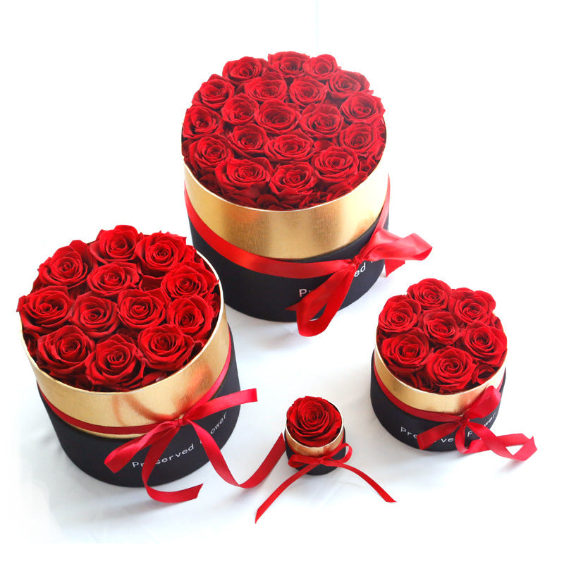 Eternal Roses In Luxurious Gift  Box - Preserved Real Roses for Lasting Elegance