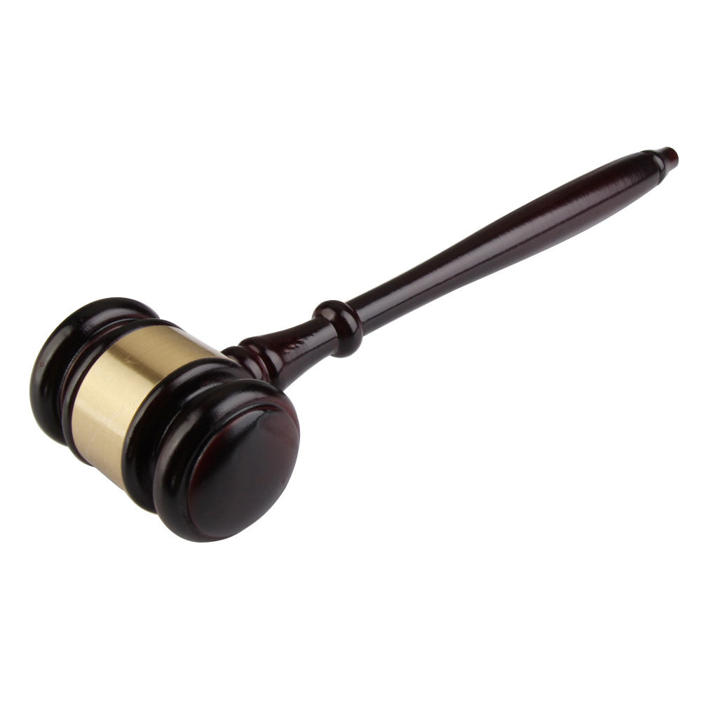 Classic Wooden Auction & Judgment Gavel Set – Professional & Elegant