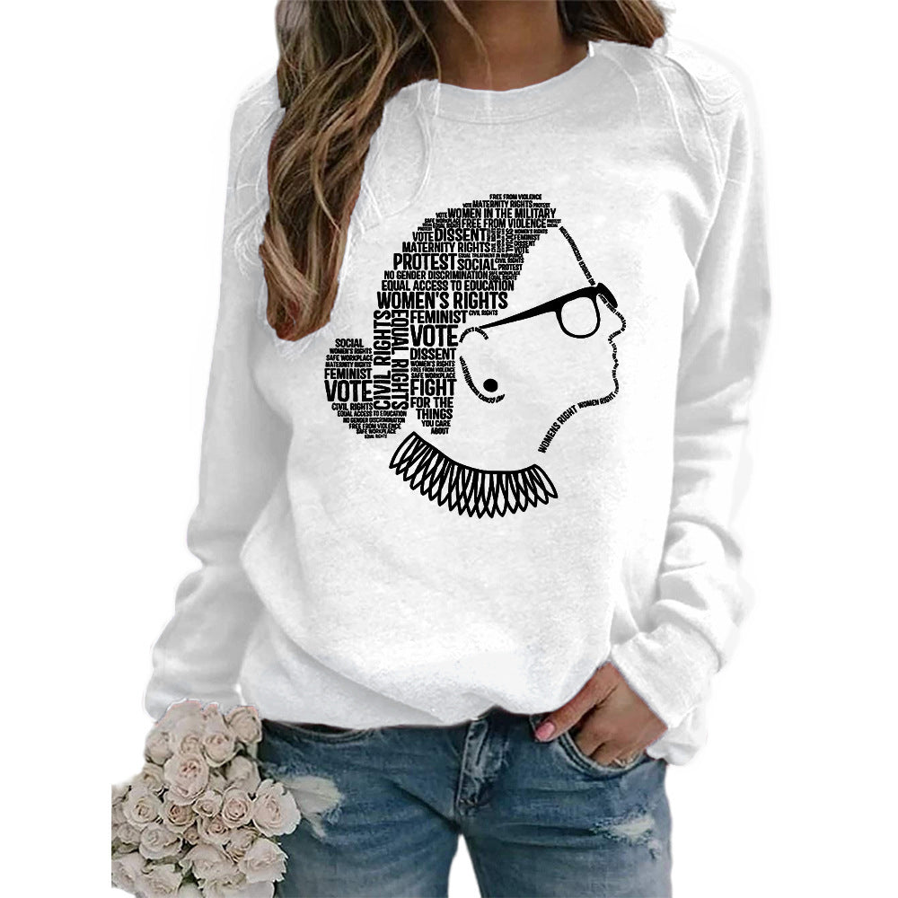 Ruth Bader Ginsburg Graphic Sweatshirt – Feminist & Empowering