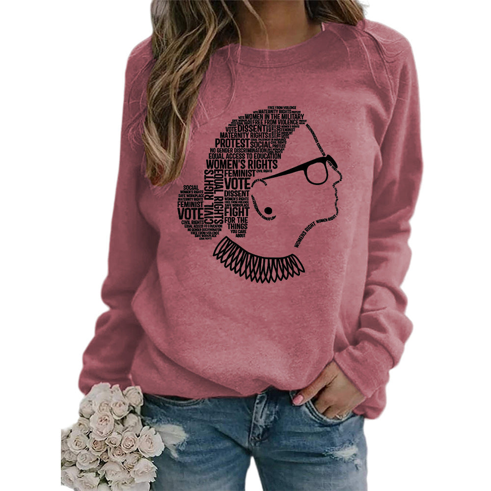 Ruth Bader Ginsburg Graphic Sweatshirt – Feminist & Empowering