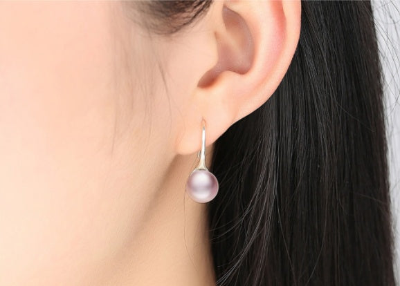 Elegant Sterling Silver Drop Earrings – Timeless & Sophisticated