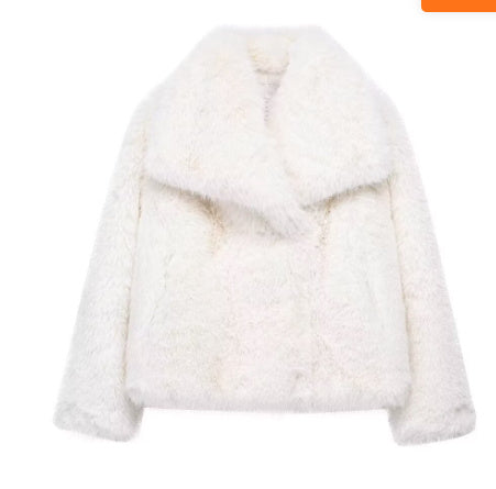 Winter Glam Faux Fur Coat