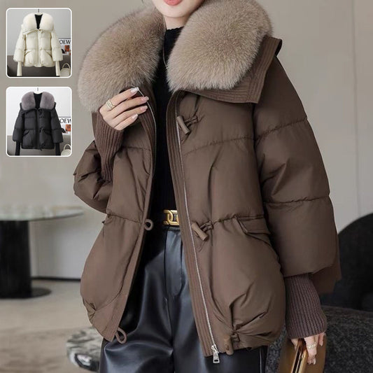 Luxe Fur-Collar Puffer Jacket – Elegant & Cozy Winter Essential