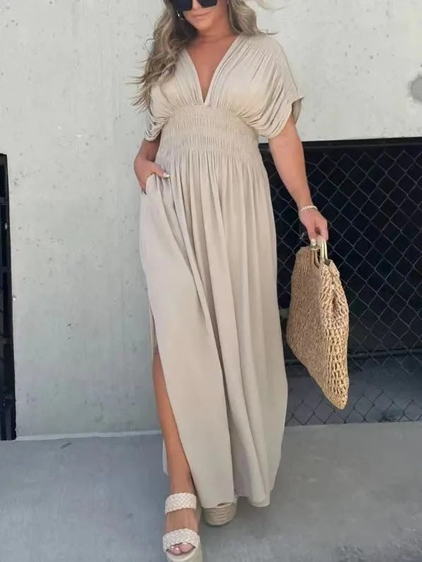 Elegant Flowy Maxi Dress – Effortless Chic & Comfort