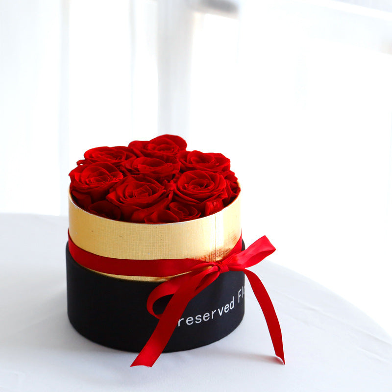 Eternal Roses In Luxurious Gift  Box - Preserved Real Roses for Lasting Elegance