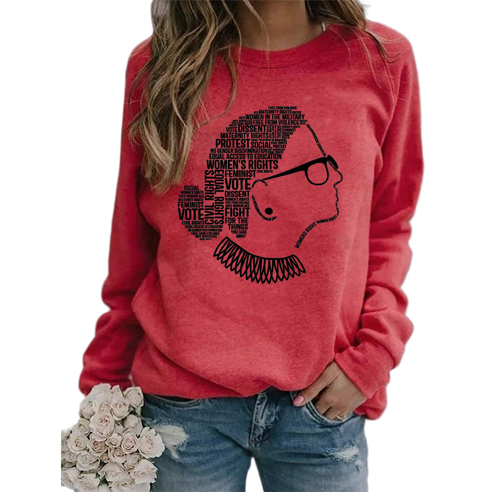 Ruth Bader Ginsburg Graphic Sweatshirt – Feminist & Empowering