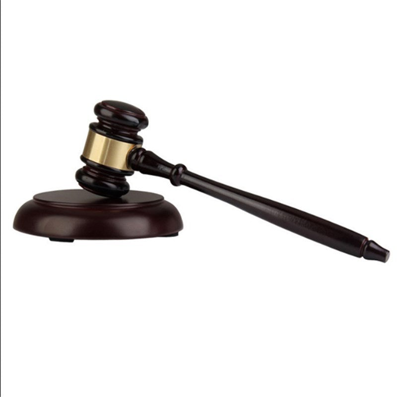 Classic Wooden Auction & Judgment Gavel Set – Professional & Elegant