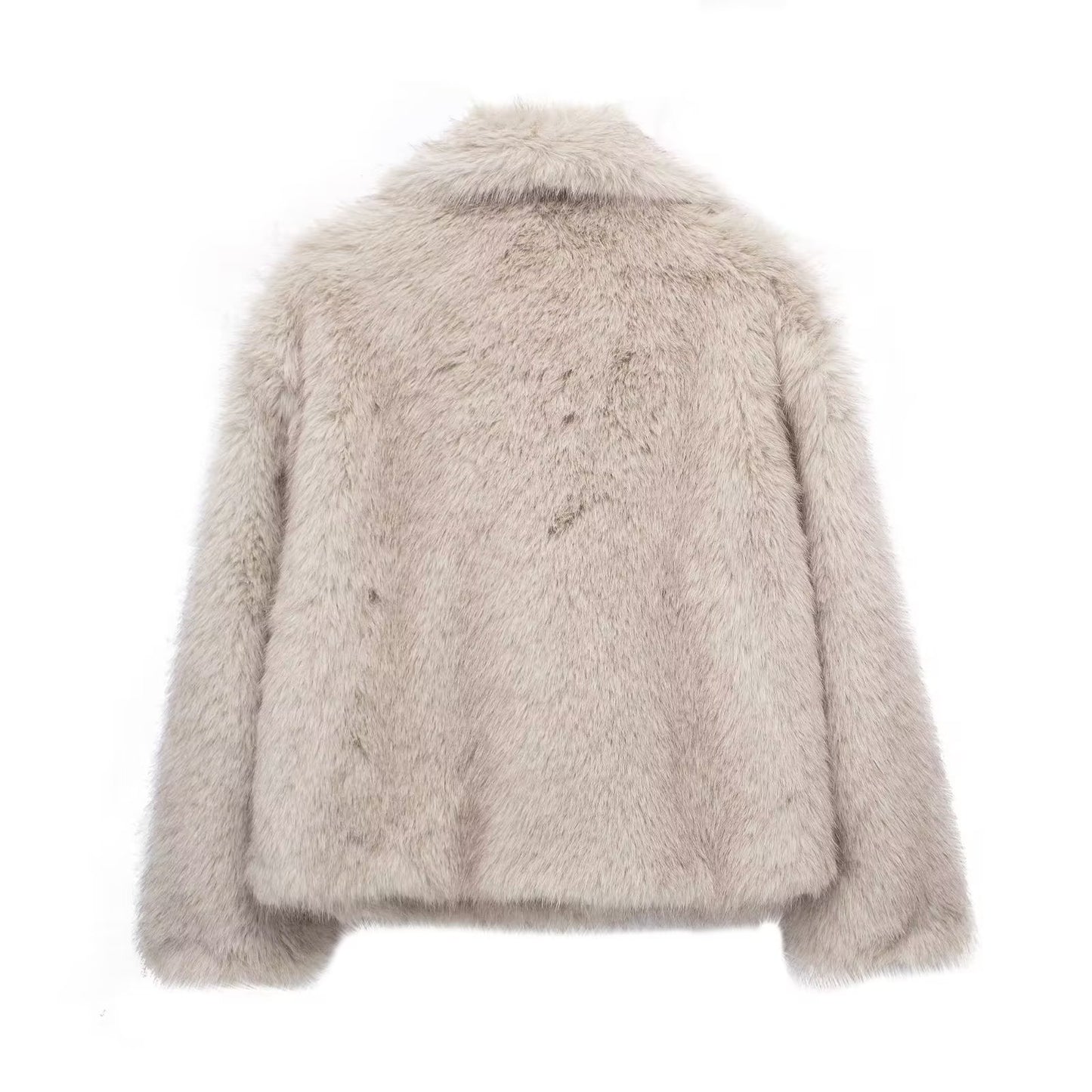 Winter Glam Faux Fur Coat