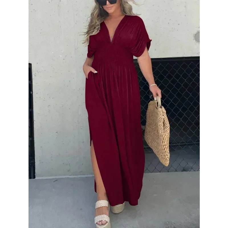 Elegant Flowy Maxi Dress – Effortless Chic & Comfort