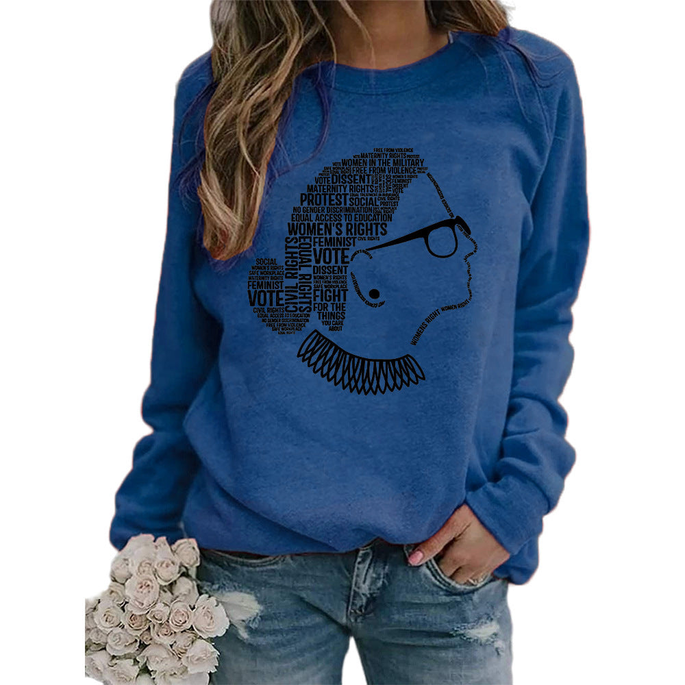 Ruth Bader Ginsburg Graphic Sweatshirt – Feminist & Empowering