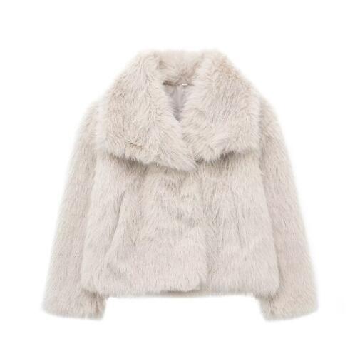 Winter Glam Faux Fur Coat