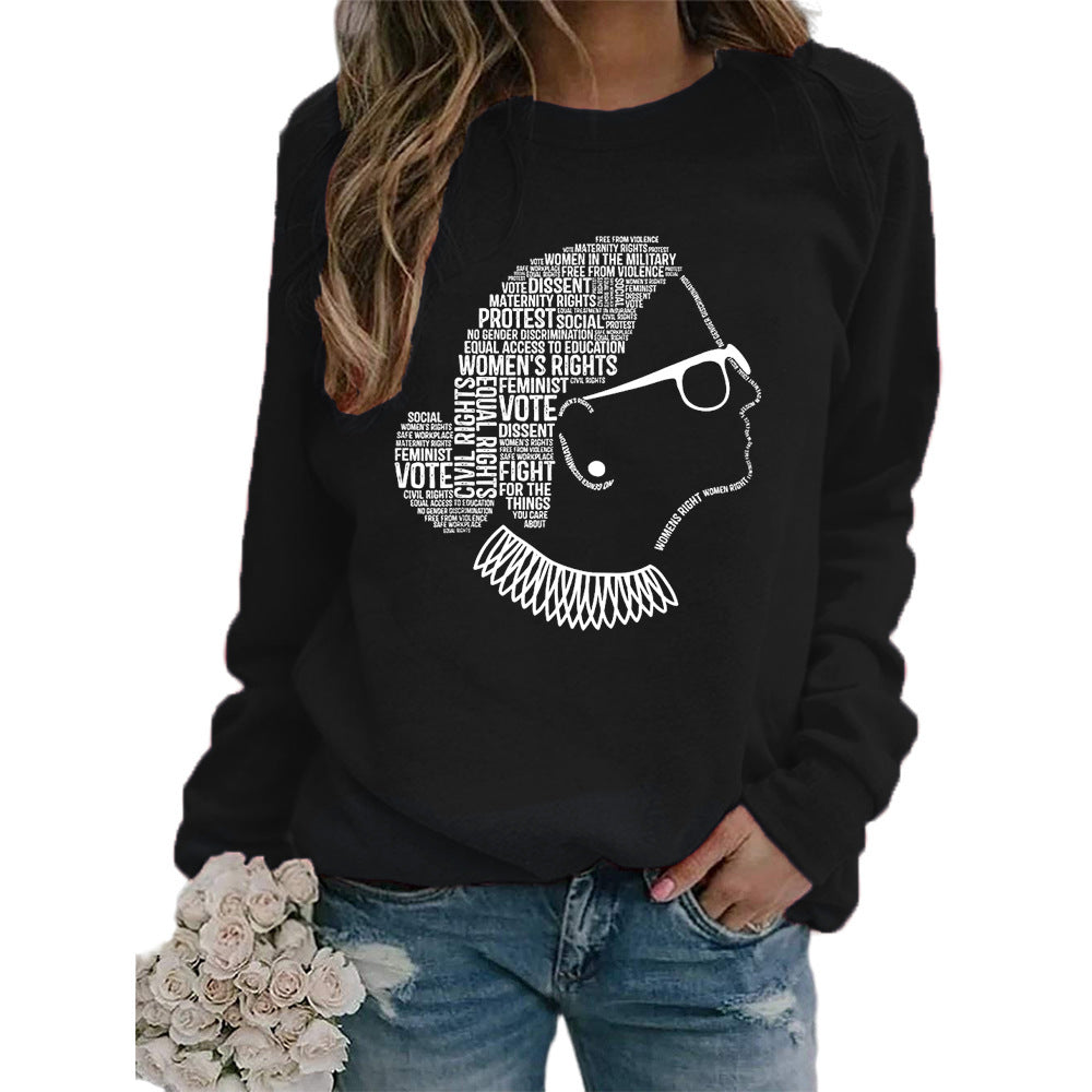 Ruth Bader Ginsburg Graphic Sweatshirt – Feminist & Empowering