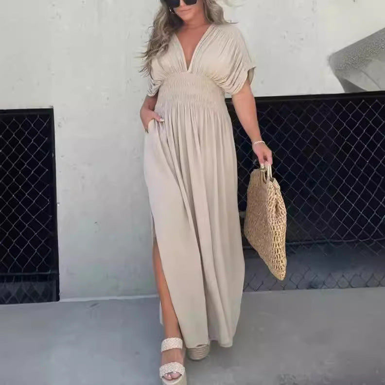 Elegant Flowy Maxi Dress – Effortless Chic & Comfort