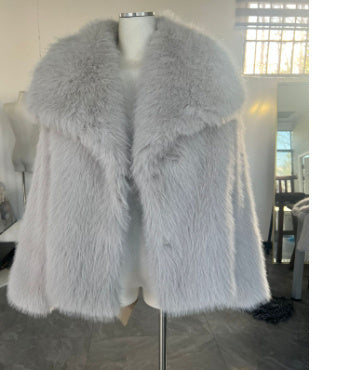 Winter Glam Faux Fur Coat