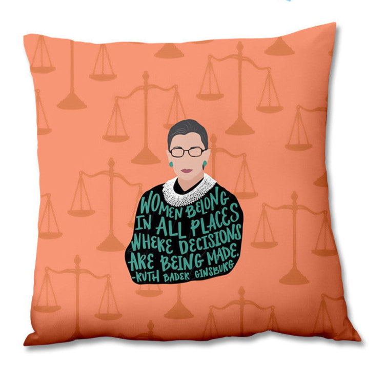 Ruth Bader Ginsburg-Inspired Pillowcase – Bold & Empowering Home Decor